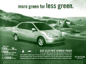 Green Prius Ad