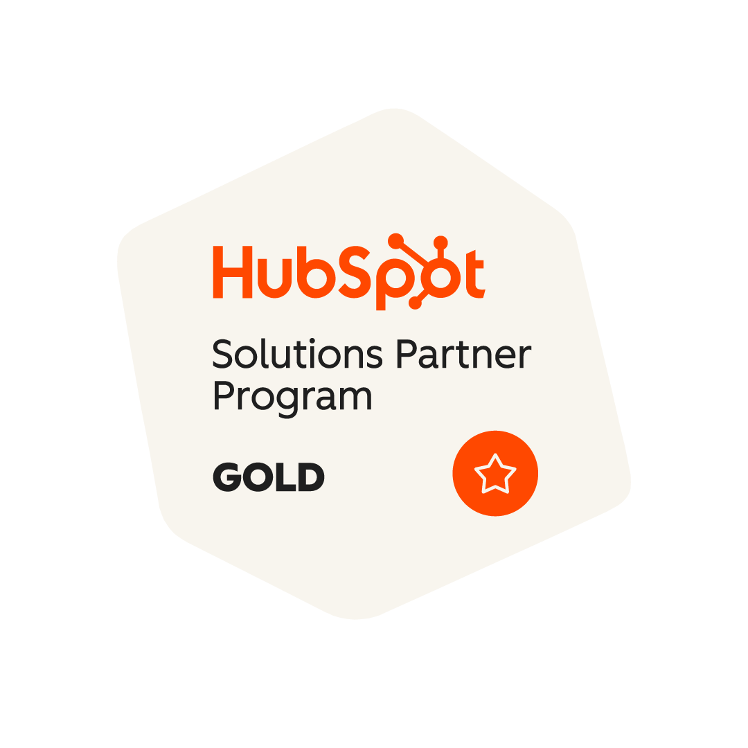 HubSpot Solutions Partner Program Gold badge